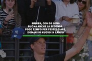 Sinner, buona anche la seconda ma c'e' poco tempo per festeggiare