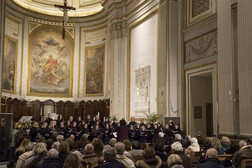 Una chiesa ad Albano Laziale. Immagine d'archivio
