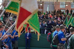 Adunata Alpini: La Russa assiste alla sfilata di Biella
