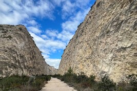 Il canyon di Tuvixeddu a Cagliari (foto di Marcello Polastri)