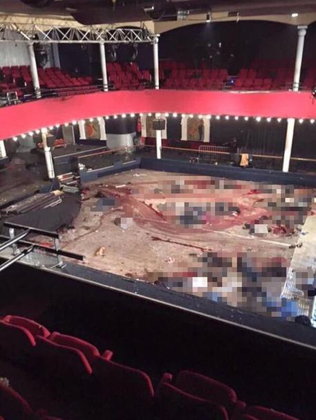 La foto shock del massacro del Bataclan che gira sul web © ANSA