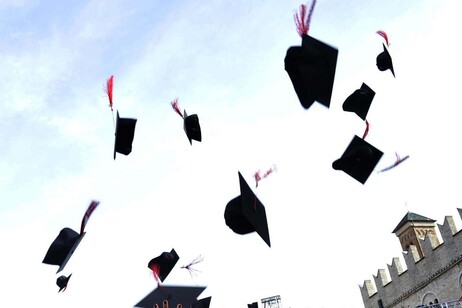 Una cerimonia di laurea
