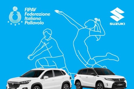 Suzuki in campo con la Federazione Italiana Pallavolo