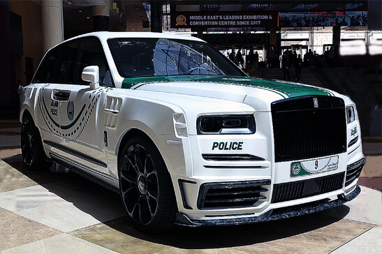 Una Rolls-Royce Cullinan Mansory per la polizia di Dubai