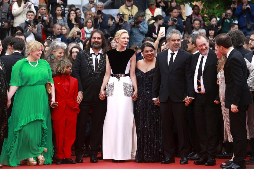 Georgie Pym, Aswan Reid, Warwick Thornton, Cate Blanchett, Deborah Mailman, Wayne Blair e Andrew Upton © ANSA/EPA