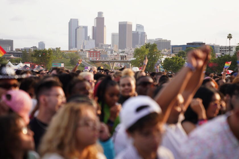 Pride a Los Angeles © ANSA/EPA