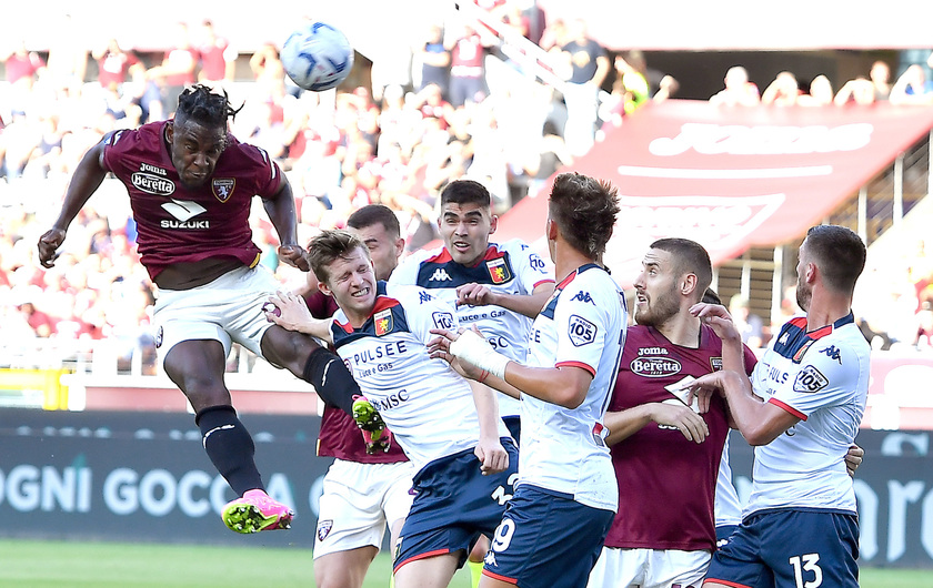 Italy Serie A soccer match Torino FC vs Genoa FC - RIPRODUZIONE RISERVATA