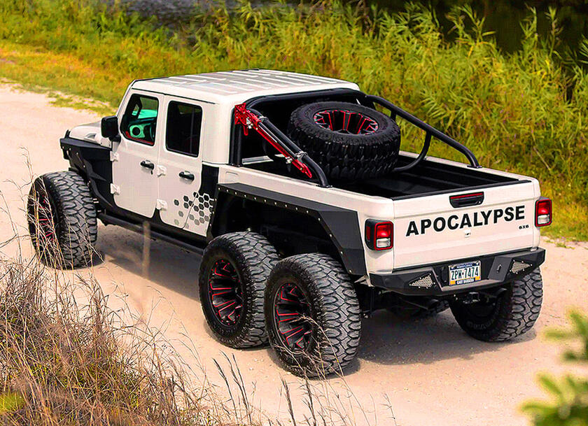 Hellfire 6x6, il design si basa su aggressività e stile militare © ANSA/Apocalypse