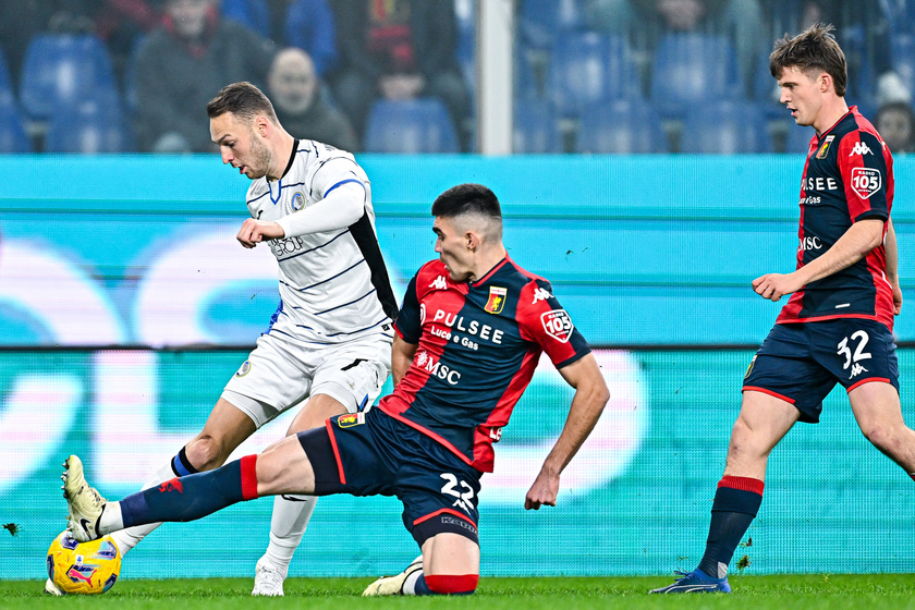 Italy serie A soccer match Genoa-Atalanta - RIPRODUZIONE RISERVATA