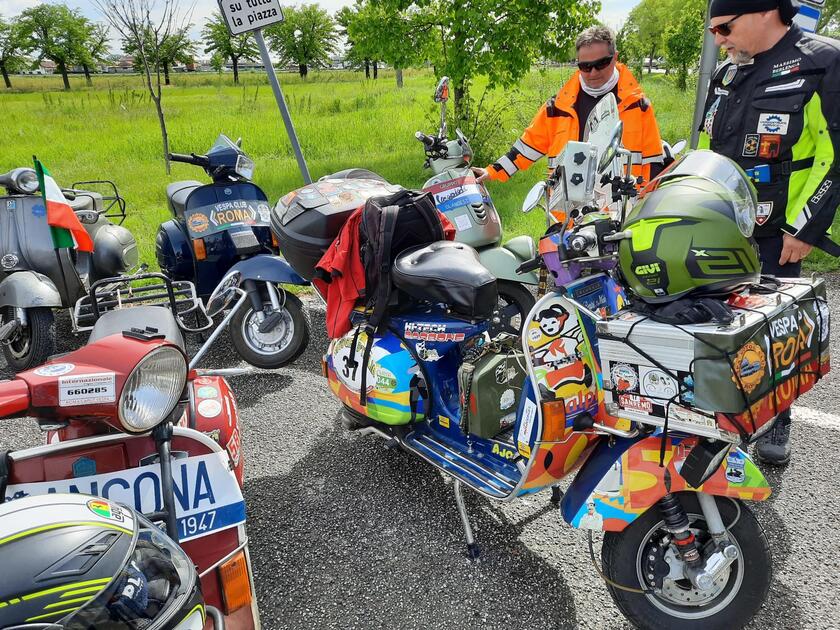 Vespa world days 2024 a Pontedera