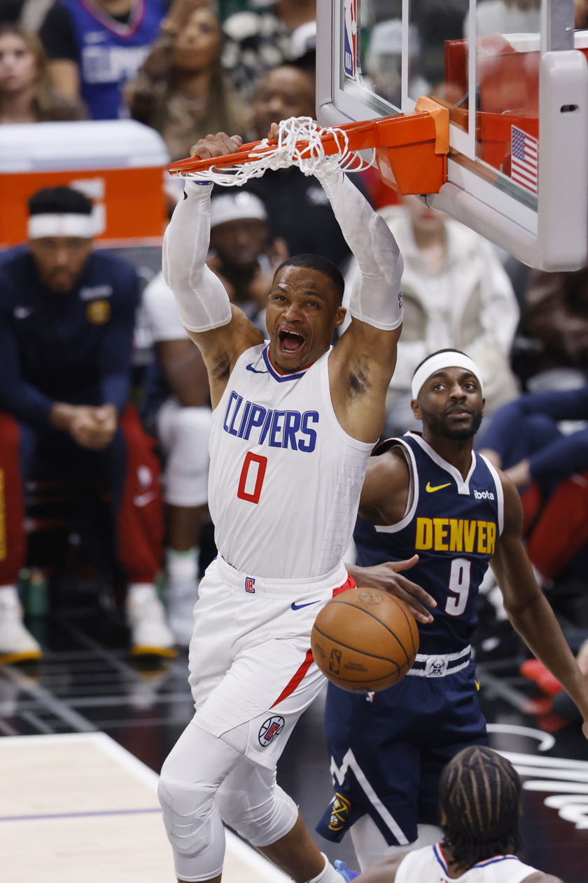 NBA - Denver Nuggets at Los Angeles Clippers - RIPRODUZIONE RISERVATA