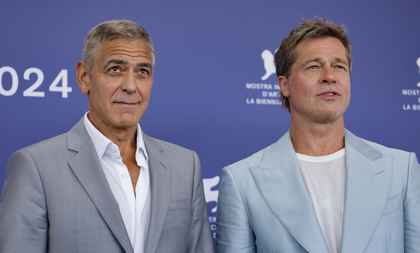 Wolfs - Photocall - 81st Venice Film Festival