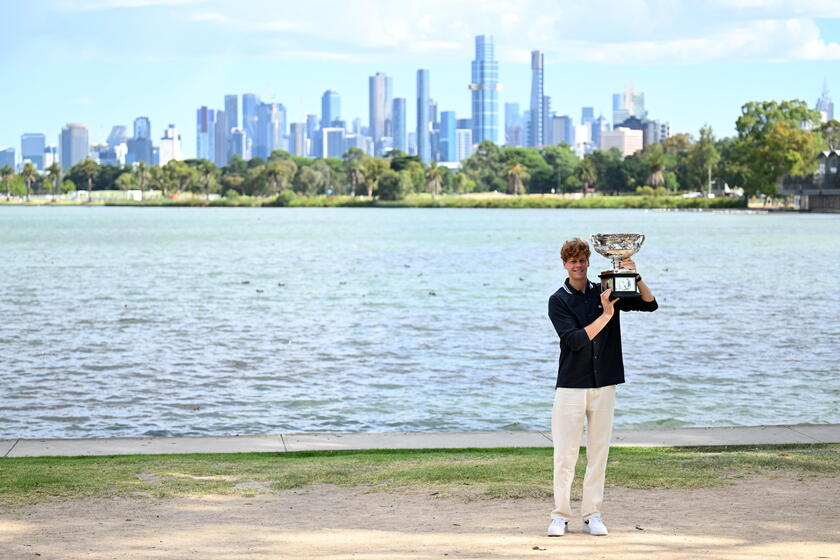 Italy's Jannik Sinner defends Australian Open title