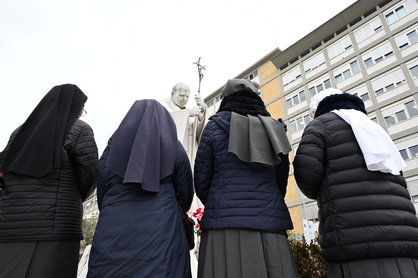 Pope Francis remains hospitalized in Rome