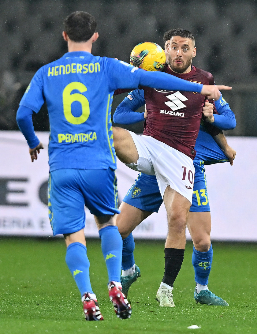 Serie A soccer match Torino vs Empoli