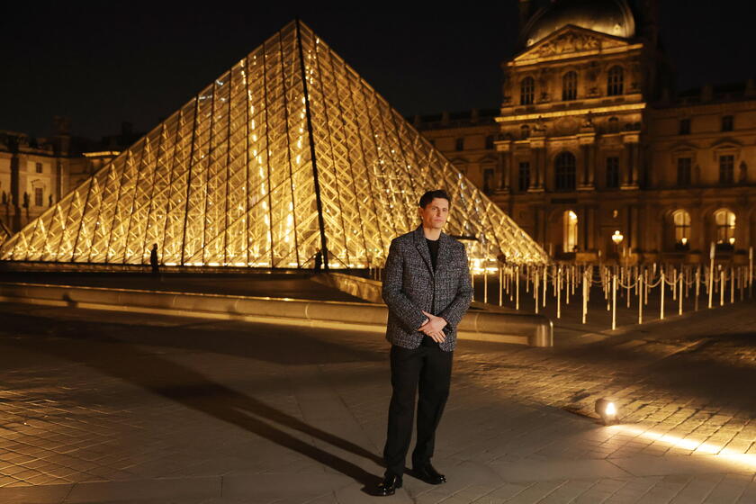 Paris Louvre Museum hosts its first-ever fashion gala - French actor Rafael Quenard