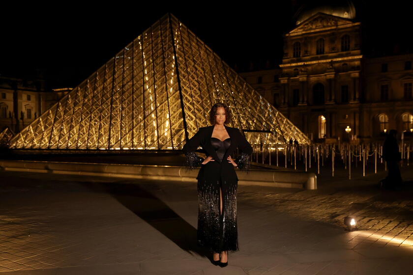 Paris Louvre Museum hosts its first-ever fashion gala - US television personality and producer Tyra