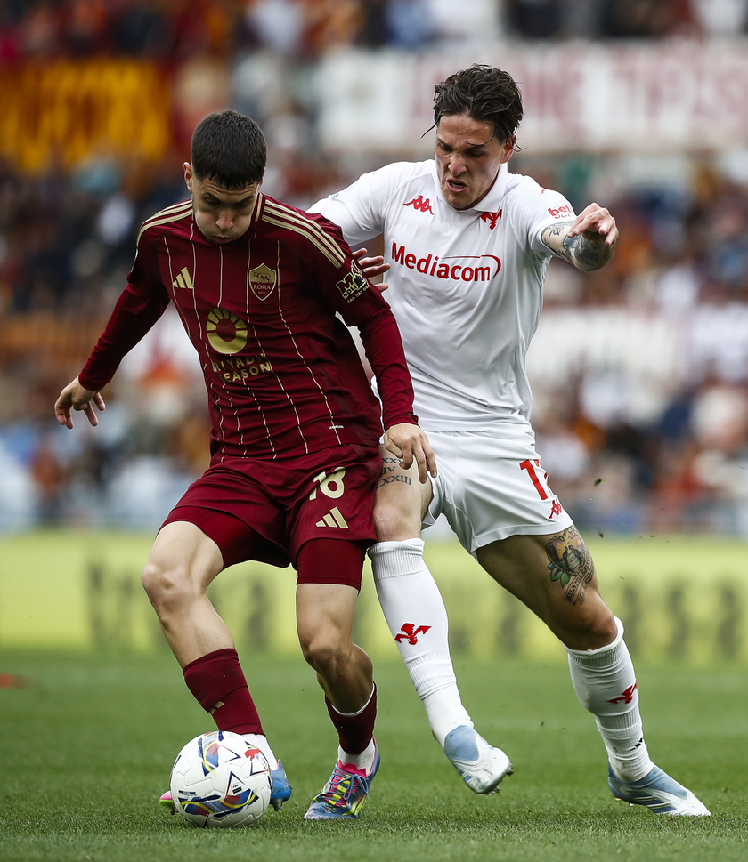 Soccer: Serie A; AS Roma vs ACF Fiorentina