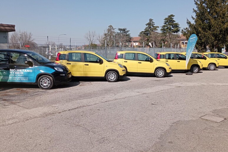 Fiat Panda Hybrid, pronti i primi esemplari a biometano © ANSA/Web