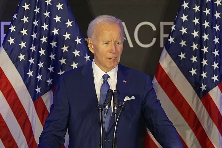 L 'ex presidente degli Stati Uniti Joe Biden - RIPRODUZIONE RISERVATA