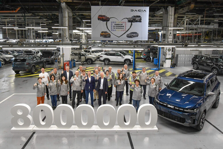 Dacia, prodotti 8 milioni di veicoli a Mioveni in Romania - RIPRODUZIONE RISERVATA
