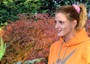 Nadia Macri' in tenuta casalinga, fotografata il 3 novembre, davanti alla casa del compagno a Reggio Emilia