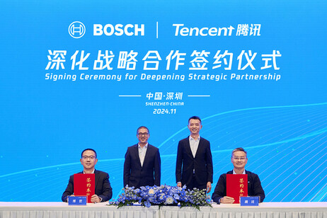 Bosch e Tencent al lavoro per innovare la guida intelligente