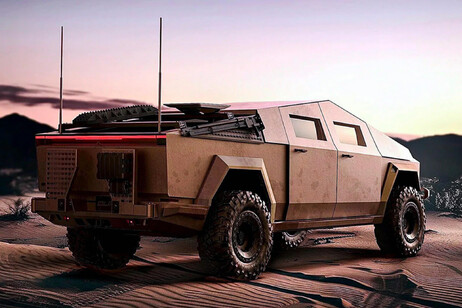 Tesla Cybertruck versione militare Unplugged Performance