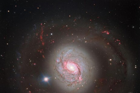 La galassia a spirale NGC 1086 fotografata dal Very Large Telescope (fonte: ESO)