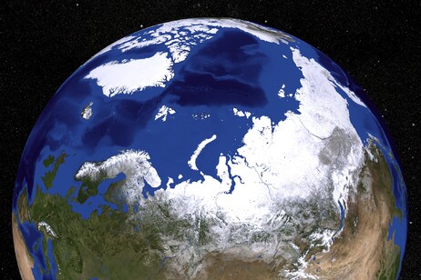 L'oceano Artico (fonte: NASA/Goddard Space Flight Center Scientific Visualization Studio da Flickr CC BY 2.0)