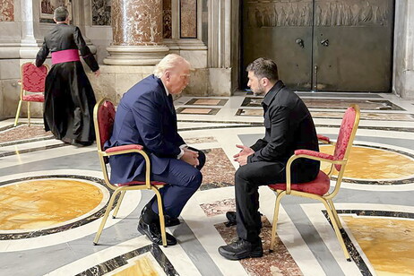 Zelensky, Trump have 'productive' meeting in Rome