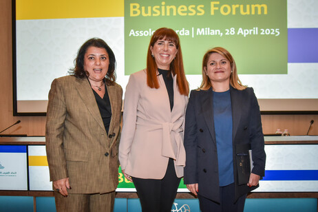 Veronica Squinzi, Maria Tripodi e Barbara Cimmino al Business Forum Italia-Arabia Saudita