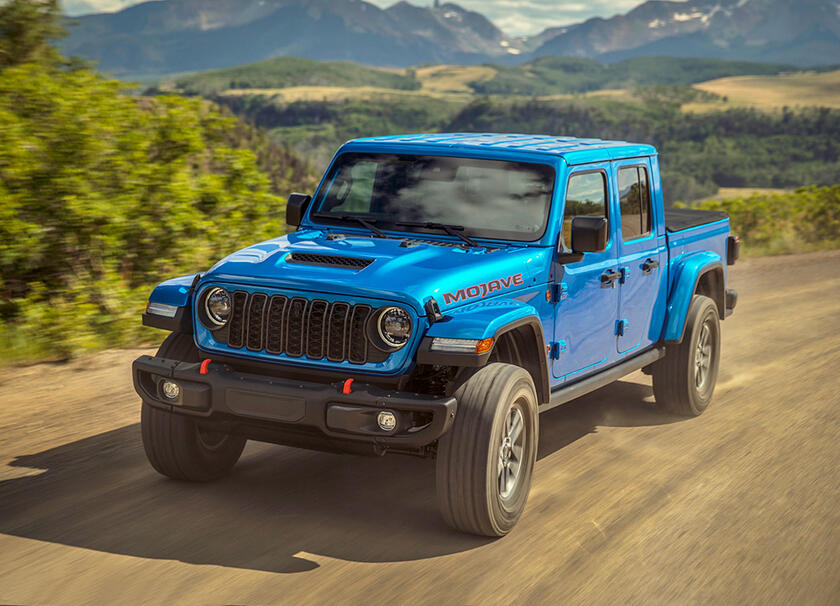 Jeep Gladiator 2024, garanzia di grandi avventure off-road © ANSA/Stellantis Jeep