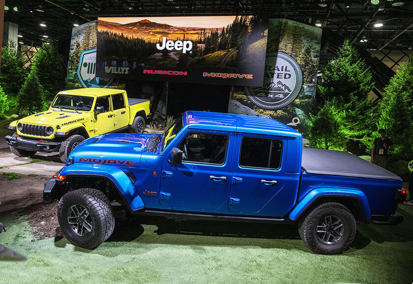 Jeep Gladiator 2024, garanzia di grandi avventure off-road © ANSA/Stellantis Jeep