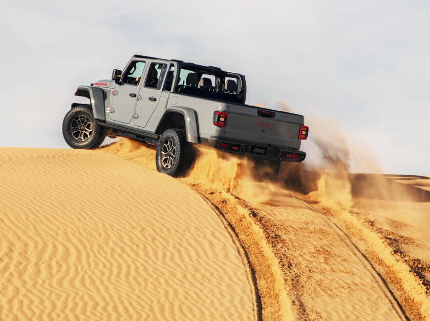 Jeep Gladiator 2024, garanzia di grandi avventure off-road © ANSA/Stellantis Jeep