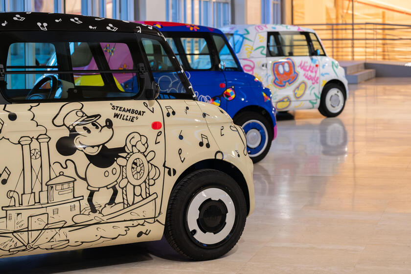 Le Topolino one-off dedicate a Mickey Mouse al Lingotto - RIPRODUZIONE RISERVATA