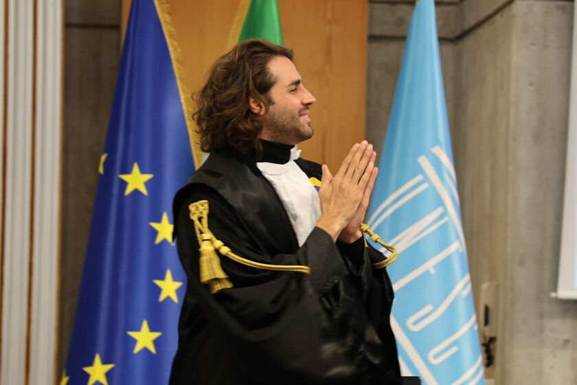 Laurea magistrale honoris causa in Scienze dello Sport a Gianmarco Tamberi