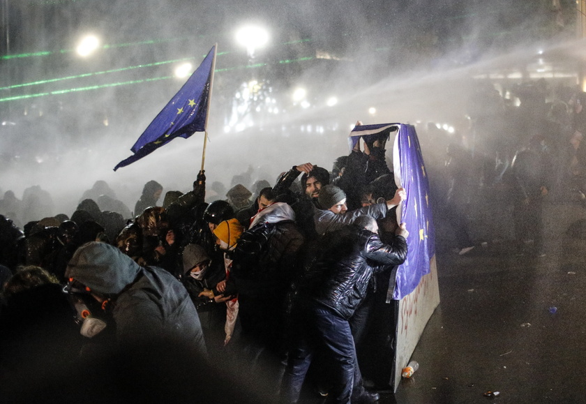 Georgian opposition protests in Tbilisi