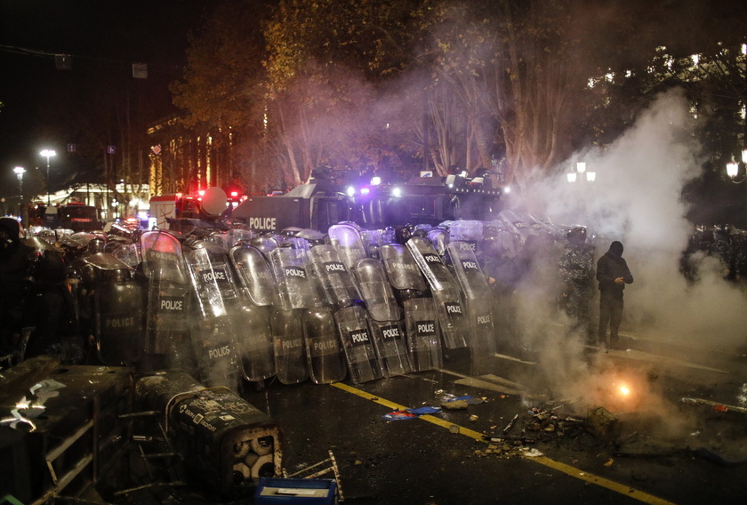 Georgian opposition protests in Tbilisi