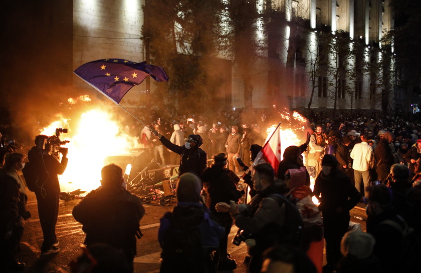 Georgian opposition protests in Tbilisi