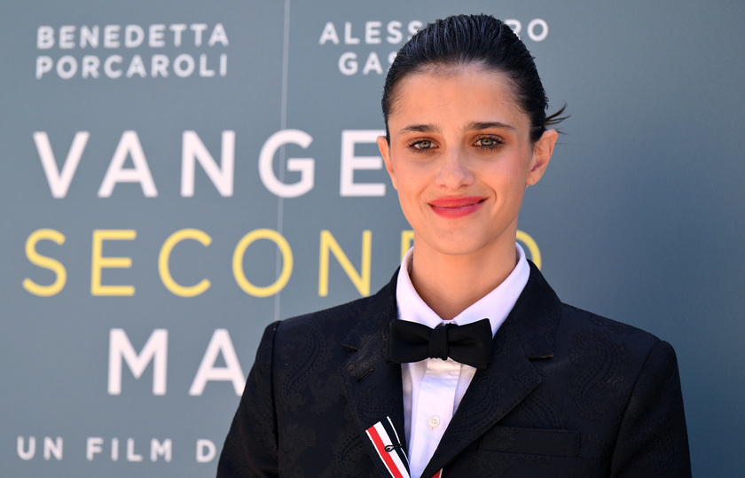 Cast of 'Vangelo secondo Maria' movie poses at photocall in Rome