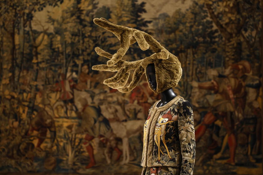 Louvre inaugurates fashion exhibition 'Louvre Couture' in Paris