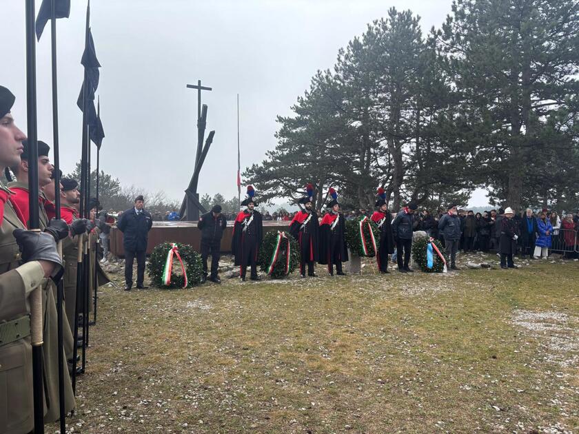 Cerimonia alla foiba di Basovizza commemora vittime