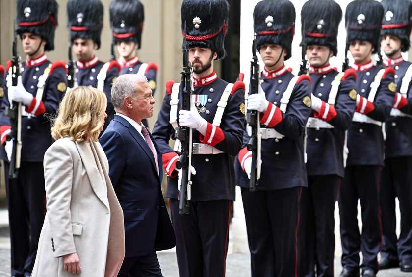 Italian PM Meloni meets Abdullah II of Jordan