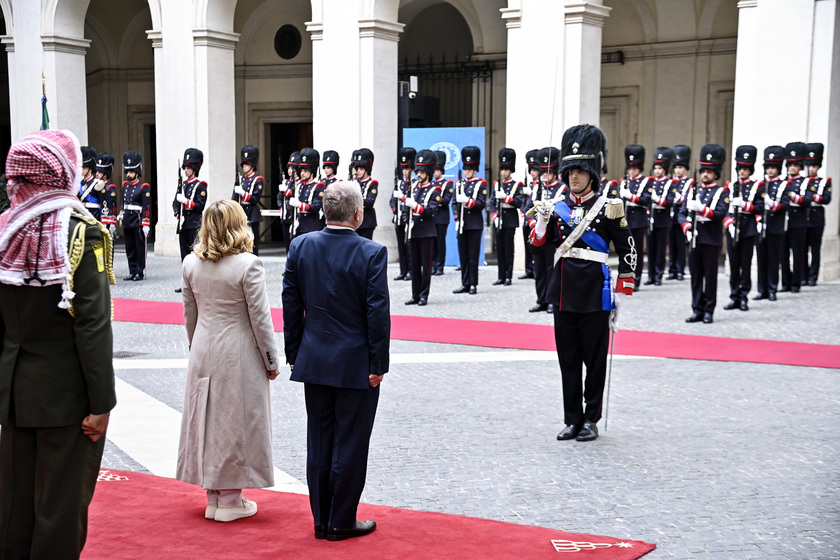 Italian PM Meloni meets Abdullah II of Jordan