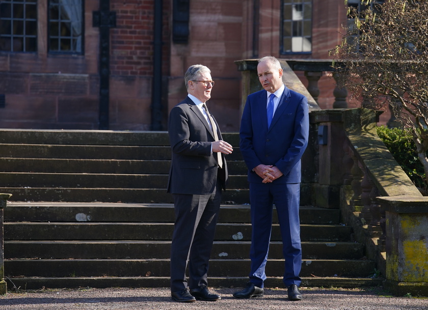 British and Irish Prime Ministers attend the UK-Ireland Summit 