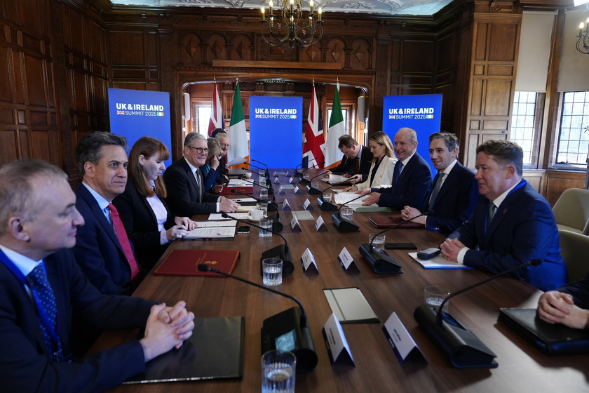 British and Irish Prime Ministers attend the UK-Ireland Summit 