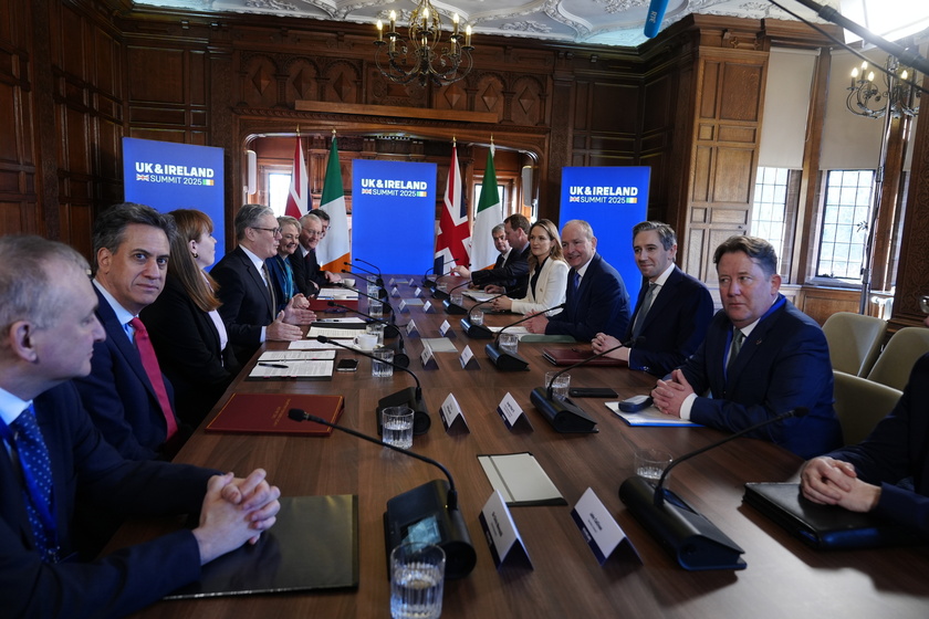 British and Irish Prime Ministers attend the UK-Ireland Summit 