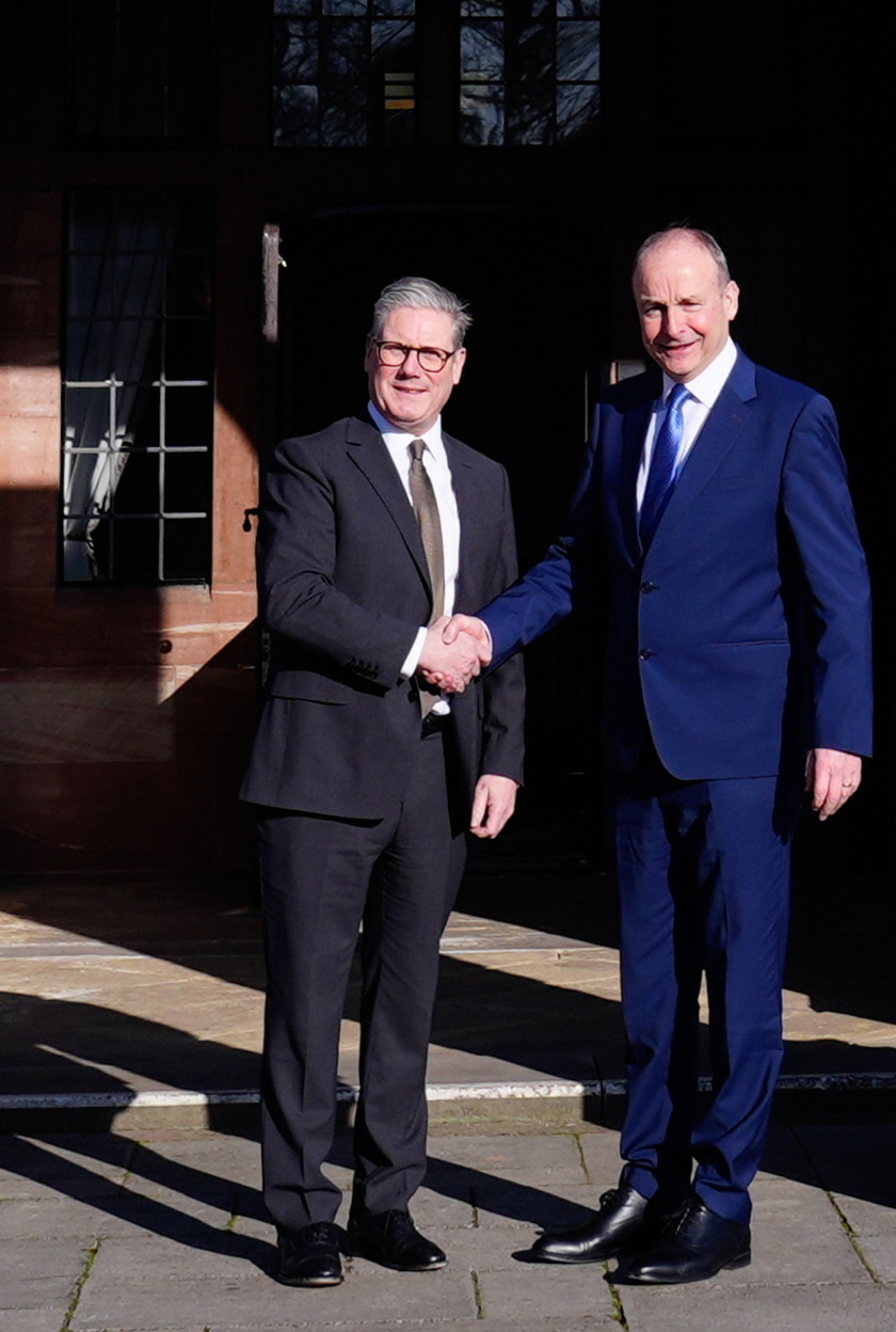 British and Irish Prime Ministers attend the UK-Ireland Summit 