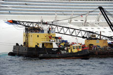 Sisma manda in tilt strumenti, ma relitto stabile